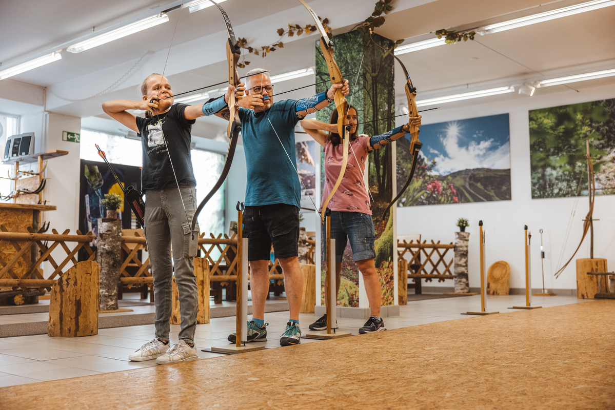 Bogenschießen Fingerschutz - 3-Finger Handschuh Für Traditionelles Bogenschießen